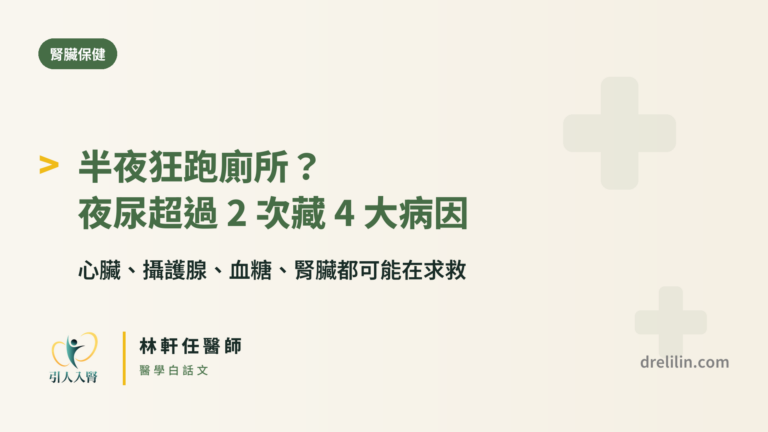 夜尿封面圖，引人入腎林軒任醫師