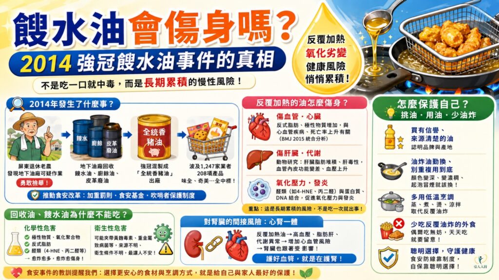餿水油會傷身嗎?2014 強冠餿水油事件的真相 懶人包