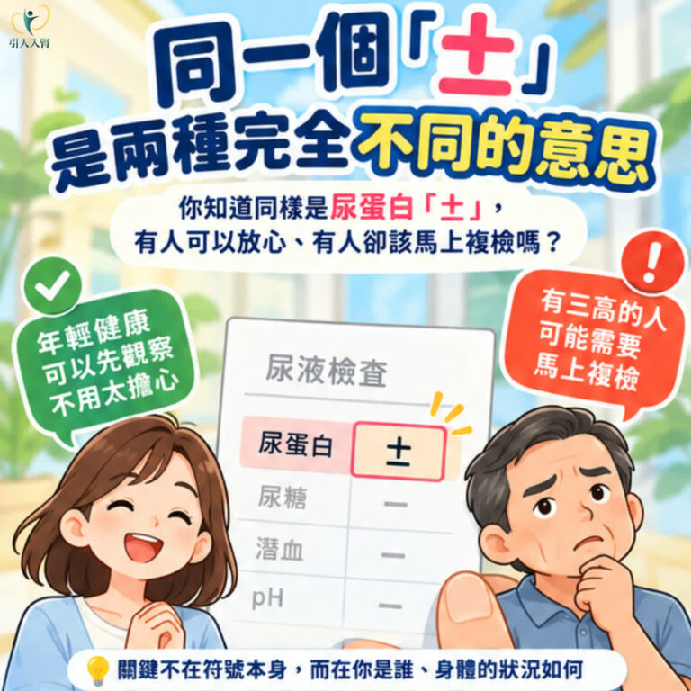 EP.270 健檢尿蛋白「±」，有人可以放心，有人確該再驗，同一個符號，有沒有三高差很多